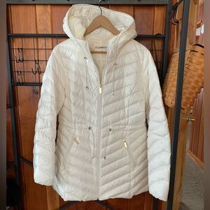 Liz Claiborne Women's Cream Puffer Jacket